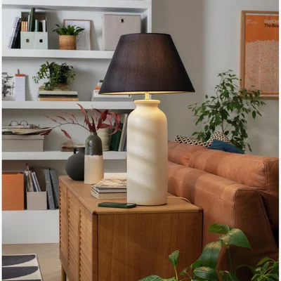 Habitat Habitat Hashi Tall Ceramic Table Lamp - Off White