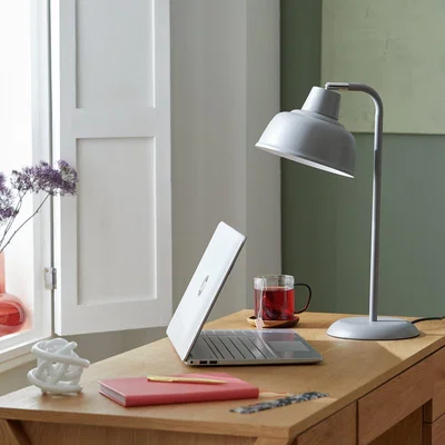 Habitat Habitat Benson Metal Table Lamp - Matt Grey