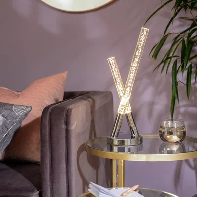 Habitat Habitat Bubble Table Lamp - Chrome