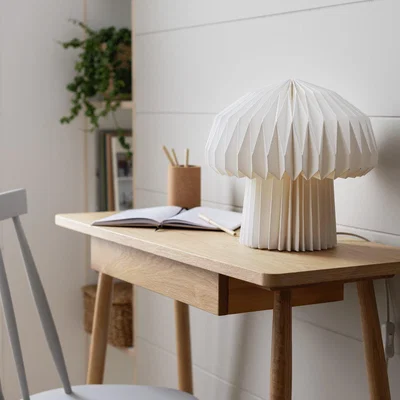 Habitat Habitat Origami Paper Table Lamp - White