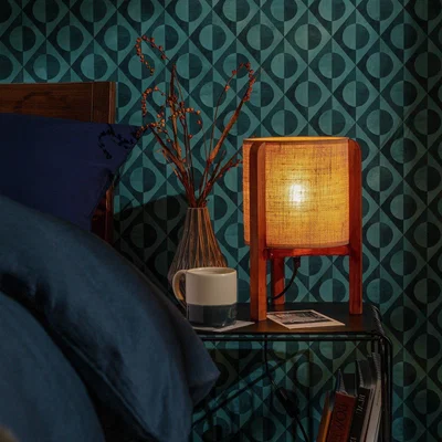 Habitat Habitat Arbaa Woven Column Table Lamp - Natural