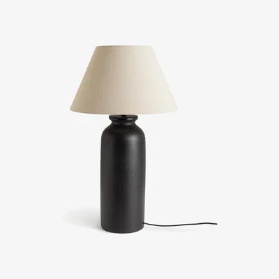 Habitat Habitat Hashi Tall Ceramic Table Lamp - Black