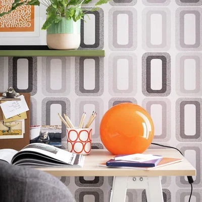 Habitat Habitat Caliban Globe Table Lamp - Orange