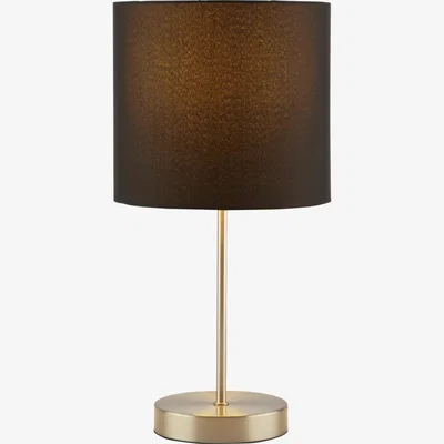 Habitat Habitat Satin Stick Table Lamp - Jet Black