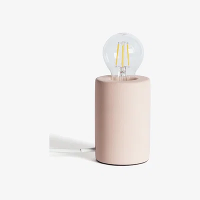 Habitat Habitat Matt Exposed Bulb Table Lamp - Pink