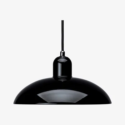 Heal's Fritz Hansen Kaiser Idell Pendant Matt Black - Heal's UK Lighting