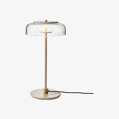 Heal's Nuura Blossi Table Lamp LED Nordic Gold Clear Shade - Heal's UK Lighting