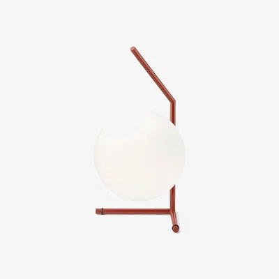 Heal's Flos IC T1 Low Table Light  Brushed Brass - Heal's UK Furniture