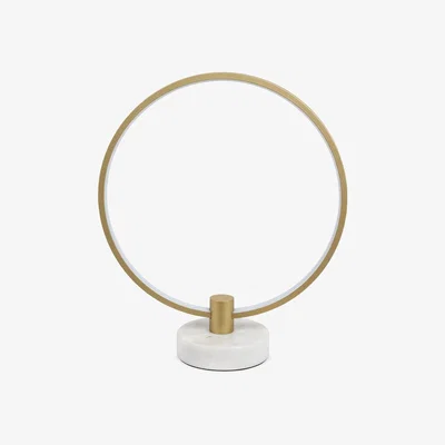 Heal's Heal's Circa LED Table Lamp Satin Gold - Heal's UK Lighting