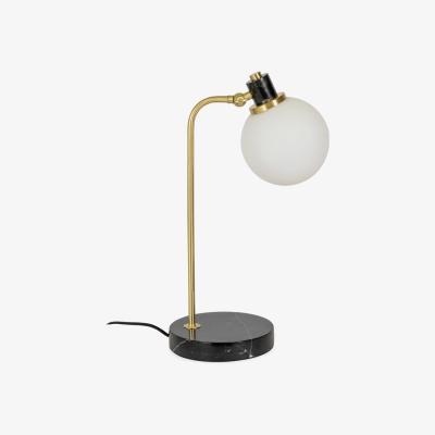 Heal's Heal's Globe Glass Desk Lamp Black - Heal's UK Lighting