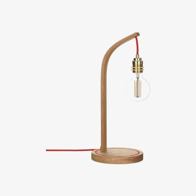 Heal's Heal's Mooring Table Lamp Oak Red Flex - Heal's UK Lighting