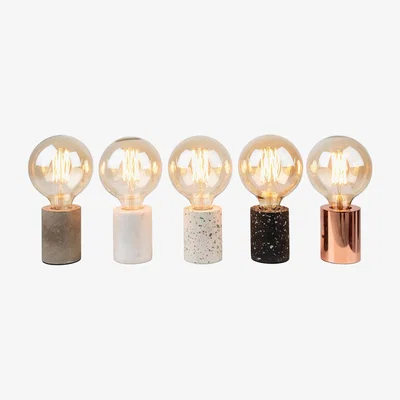 Heal's Heal's Bristol Table Lamp White Marble - Heal's UK Lighting