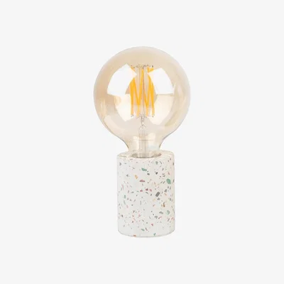 Heal's Heal's Bristol Table Lamp White Terrazzo - Heal's UK Lighting