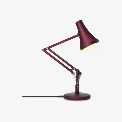 John Lewis Anglepoise 90 Mini Mini LED Desk Lamp, Berry Red