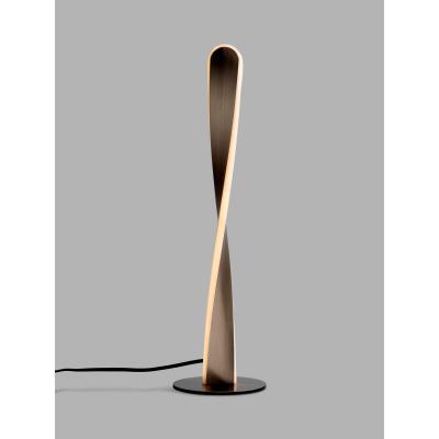 John Lewis ANYDAY John Lewis & Partners Twist LED Table Lamp, Brushed Chrome