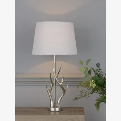 John Lewis Laura Ashley Mulroy Antler Table Lamp, Champagne