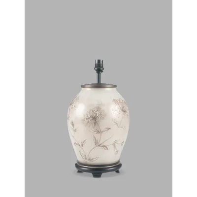 John Lewis Jenny Worrall Honeysuckle Glass Lamp Base, Natural, H34.5cm