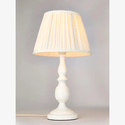 John Lewis John Lewis Carlita Table Lamp, Distressed Ivory