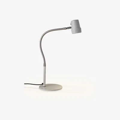 John Lewis Serious Readers Alex LED Desk Lamp, White/Nickel