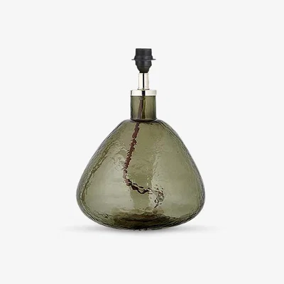 John Lewis Nkuku Baba Small Wide Glass Lamp Base
