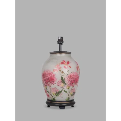 John Lewis Jenny Worrall Dahlia Glass Lamp Base, Medium, Natural, H34.5cm