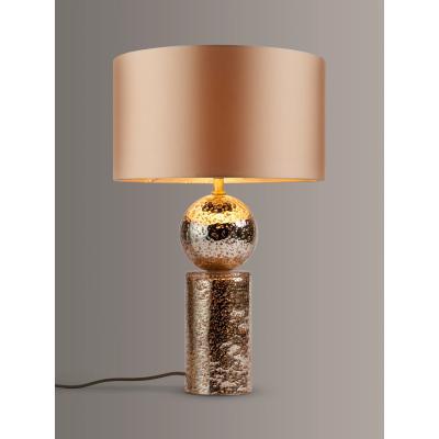 John Lewis John Lewis & Partners Mercury Dimpled Glass Table Lamp, Silver