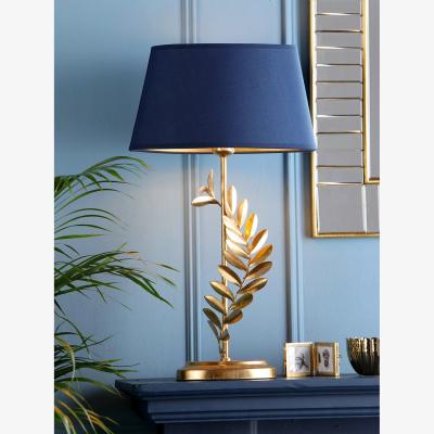 John Lewis Laura Ashley Archer Leaf Table Lamp, Gold