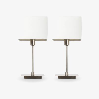 John Lewis ANYDAY John Lewis & Partners Ruby Table Lamps, Nickel, Set of 2