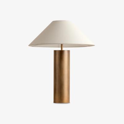 John Lewis Lights & Lamps Bleeker Touch Table Lamp, Aged Brass