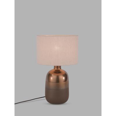 John Lewis John Lewis & Partners Delaney Tall Table Lamp, Metallic Brass