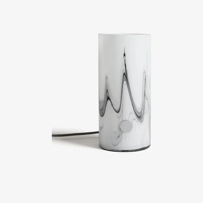 John Lewis John Lewis & Partners Ada Marble Touch Lamp, White/Grey