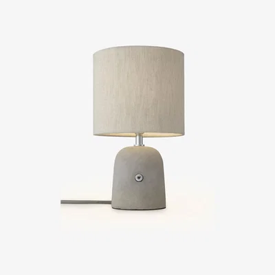 John Lewis John Lewis & Partners Meryl Concrete Switch Table Lamp, Grey