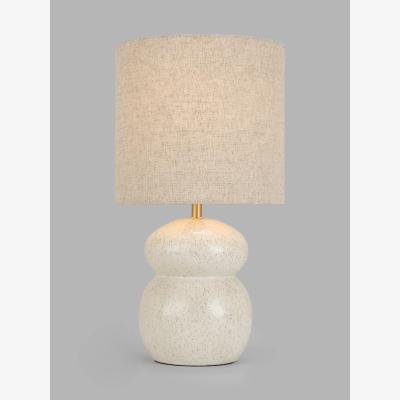John Lewis John Lewis Speckle Ceramic Table Lamp, White