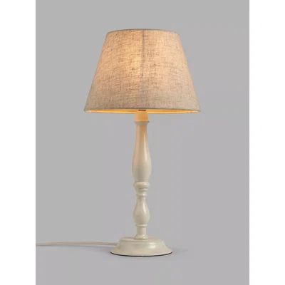 John Lewis John Lewis & Partners Candlestick Table Lamp, White