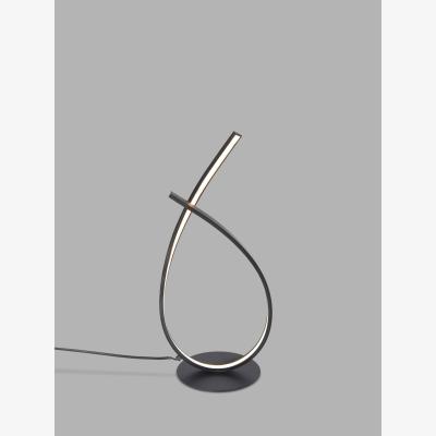 John Lewis John Lewis Swoop LED Table Lamp, Black