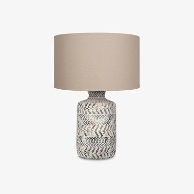 John Lewis Pacific Lifestyle Atouk Painted Table Lamp, Natural