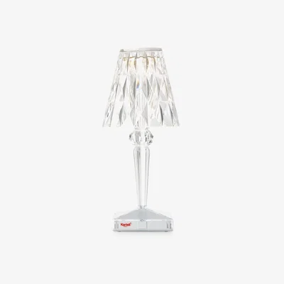 John Lewis Kartell Rechargeable Table Lamp, Crystal