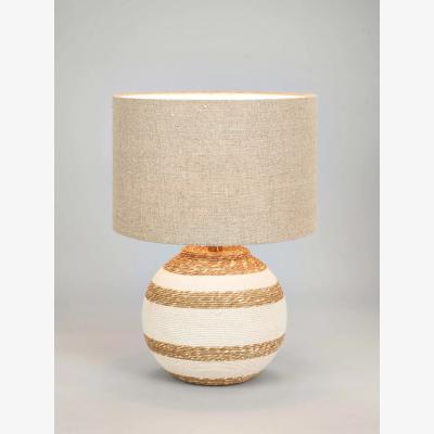John Lewis Pacific Lifestyle Talalla Seagrass Table Lamp, Natural