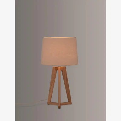 John Lewis John Lewis Trinity Table Lamp, Oak