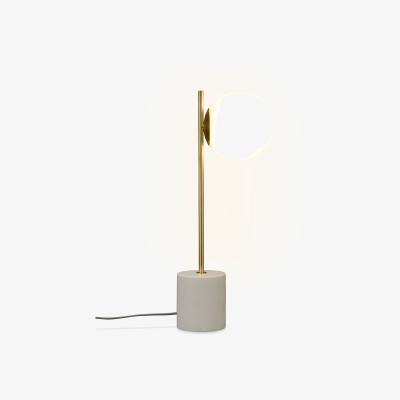 John Lewis west elm Sphere + Stem Table Lamp, Brass