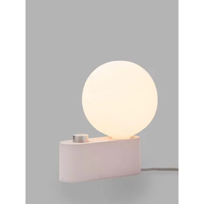 John Lewis Tala Alumina Table/Wall Lamp with Sphere IV ES LED Dim to Warm Globe Bulb