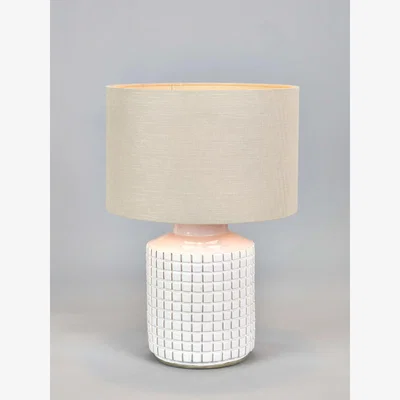 John Lewis Pacific Lifestyle Malone Stoneware Table Lamp, White
