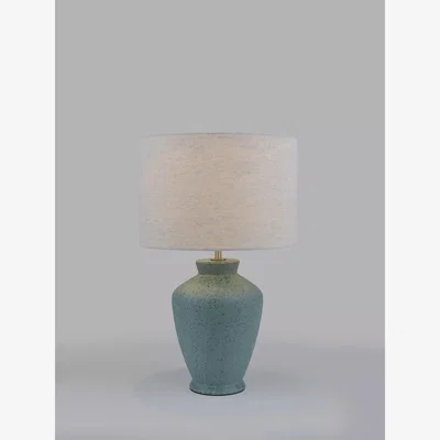 John Lewis John Lewis Eldoris Ceramic Table Lamp, Blue