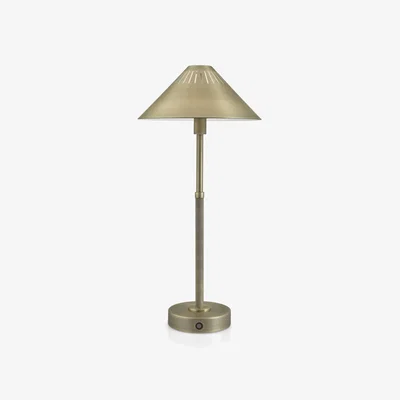 John Lewis John Lewis Talbot Portable LED Table Lamp, Brass