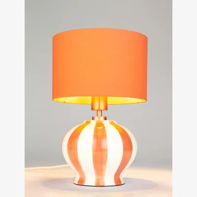 John Lewis John Lewis Burano Striped Ceramic Table Lamp