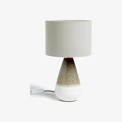 John Lewis ANYDAY John Lewis & Partners Potter Mini Ceramic Table Lamp, Green