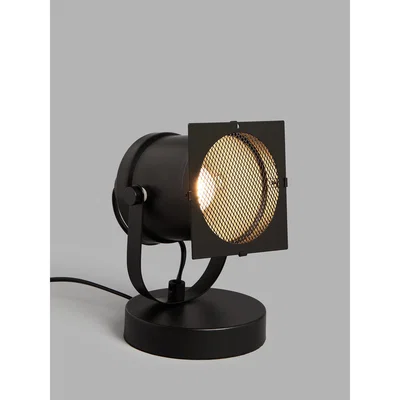 John Lewis John Lewis & Partners Stage Spotlight Table Lamp, Black