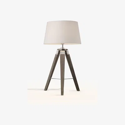 John Lewis John Lewis & Partners Jacques Tripod Table Lamp, Grey