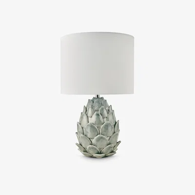 John Lewis Laura Ashley Gresford Ceramic Table Lamp, Blue