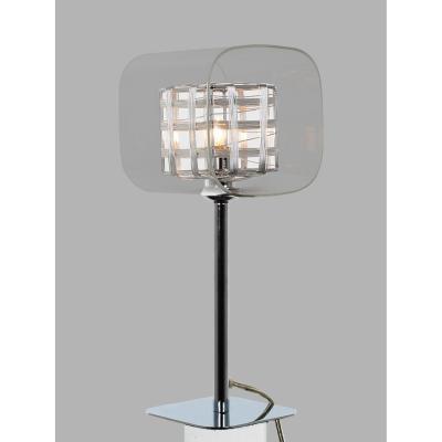 John Lewis Impex Avignon Glass Cube Table Lamp